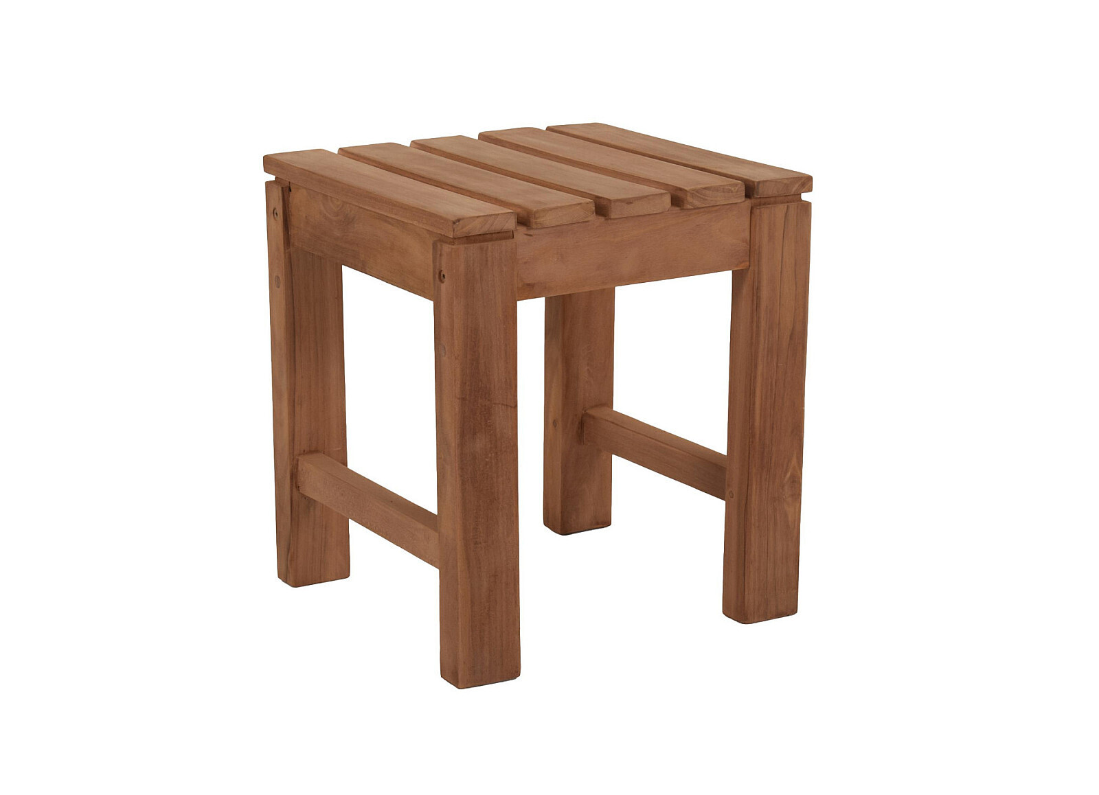 DEOKORK Zahradní stolička/taburet JOHNSON (teak)