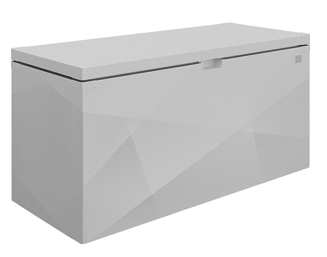 Biohort Úložný box BIOHORT Stylebox X-Design 140 x 60 x 71 cm (stříbrná metalíza)