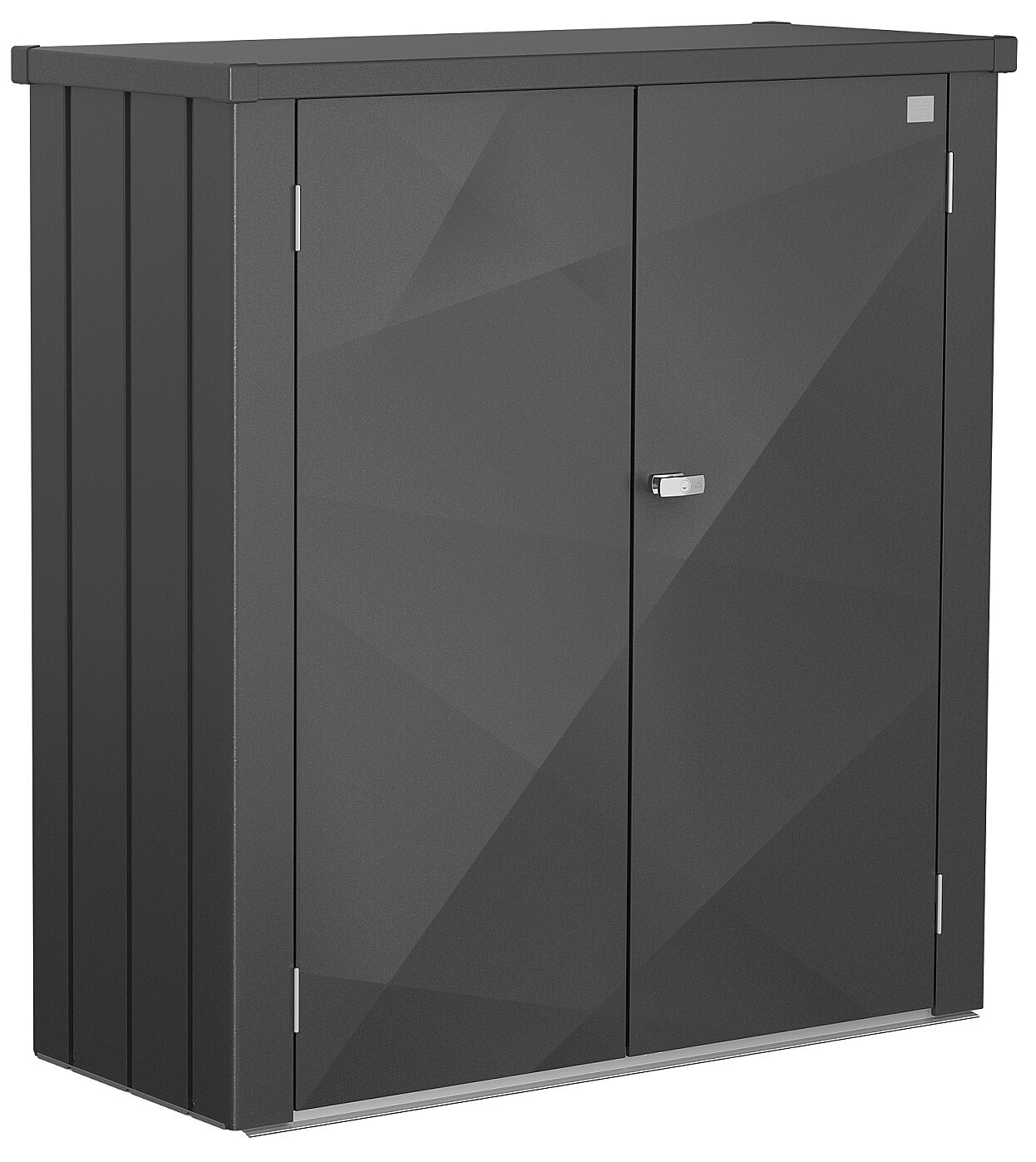 Biohort Skříňka na terasu BIOHORT X-Design Romeo M 132 x 57 x 140 cm (tmavě šedá metalíza)