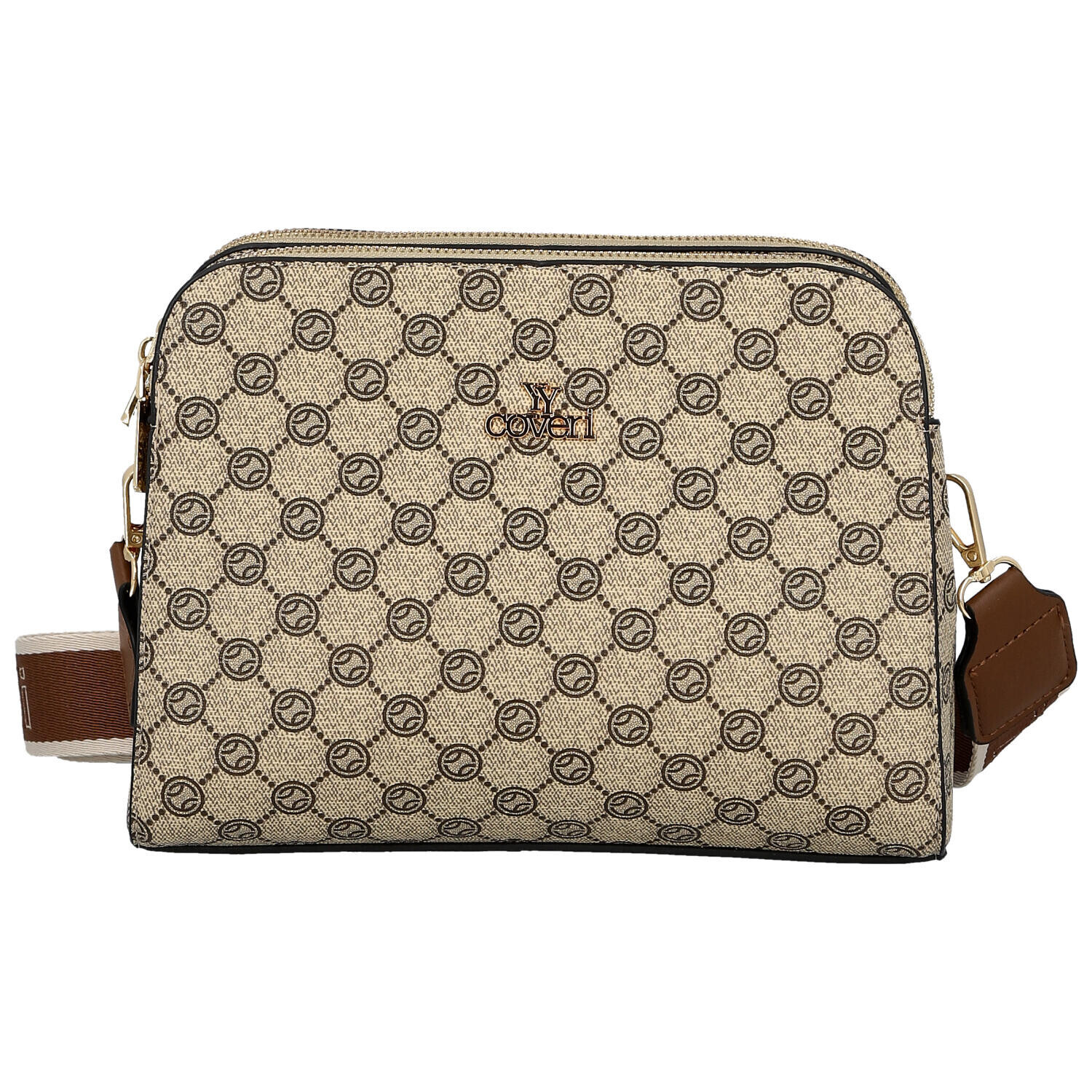 Dámská crossbody kabelka hnědá - Coveri Alianna hnědá