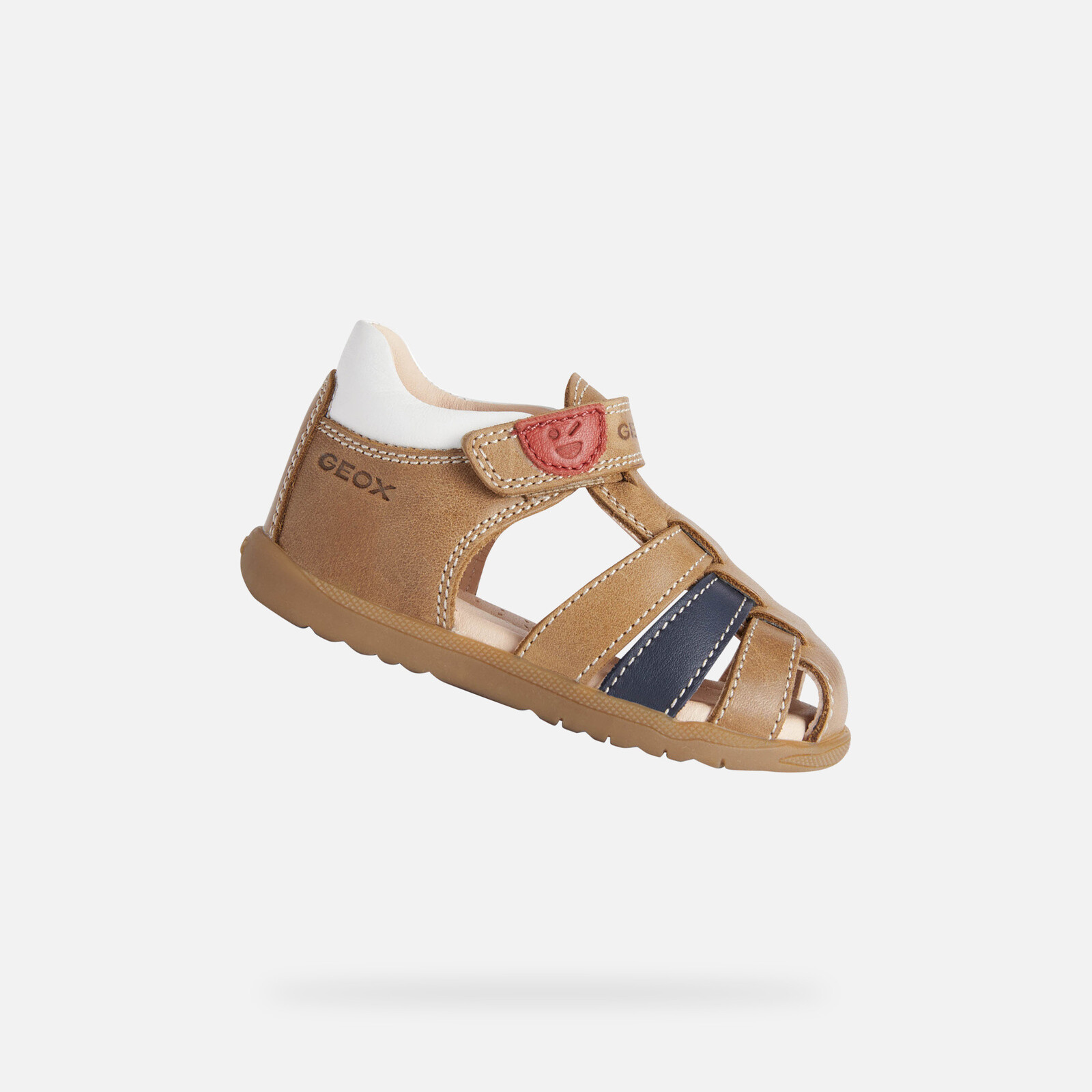 Hnědé chlapecké sandály Geox