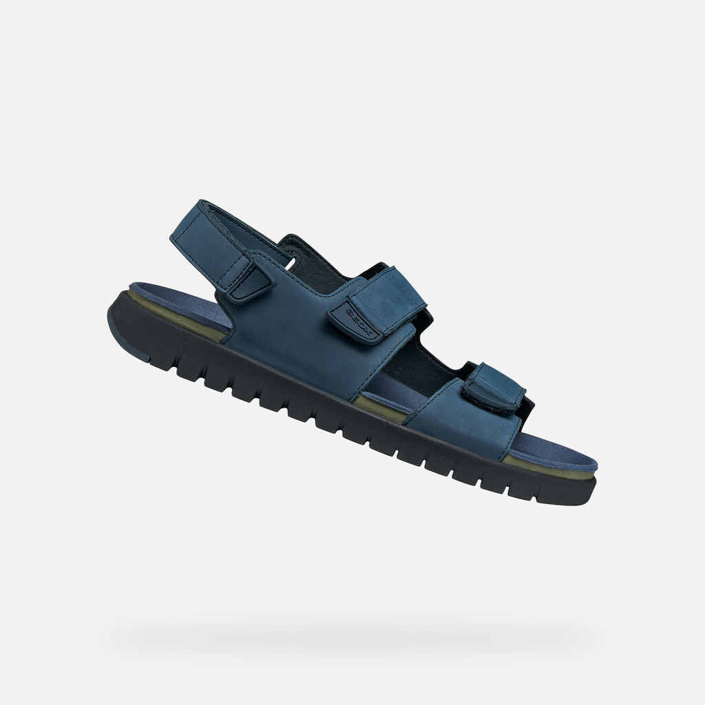 Pánské tmavomodré sandály Geox Flextride S