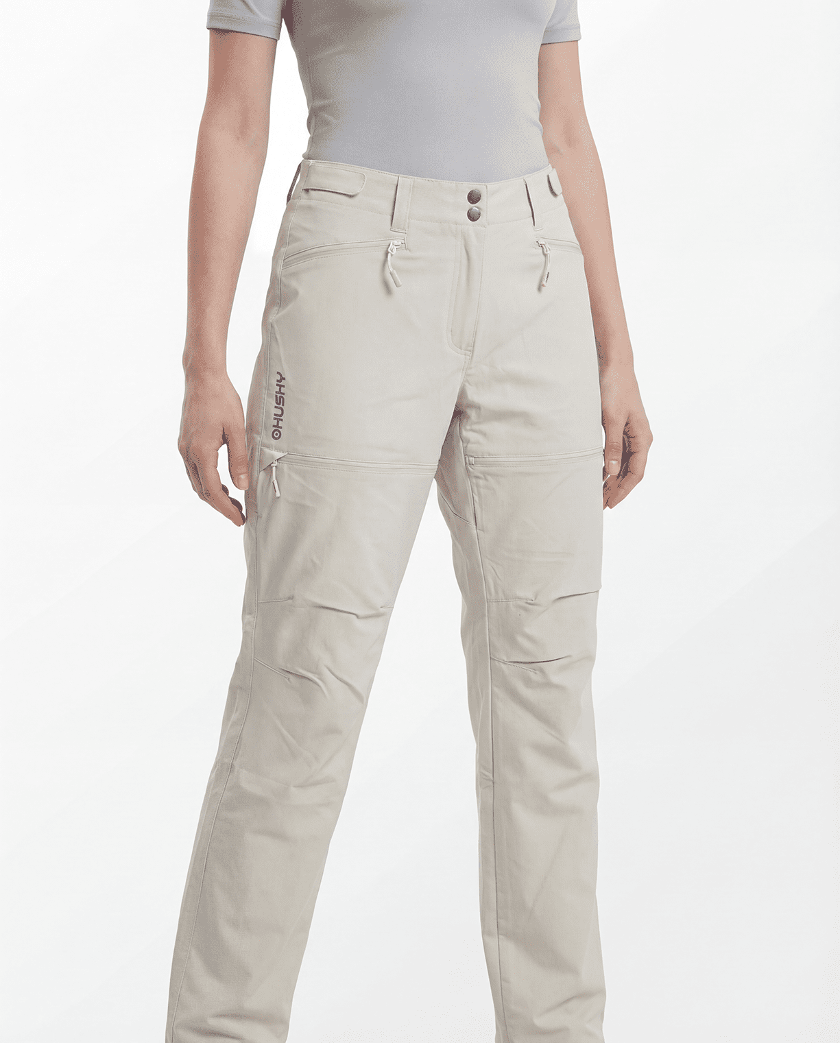 Husky Kusty L L, beige Dámské outdoor kalhoty