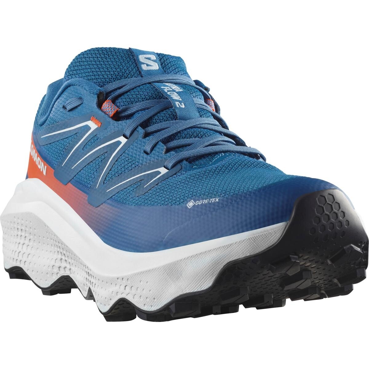 Salomon ULTRA FLOW 2 GTX EU 45 ⅓, Dark Blue/Ballad Blue/Cherry Tomato Pánské boty