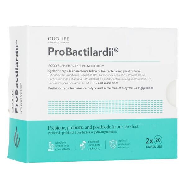 DUOLIFE ProBactilardii, 2x 20 kapslí