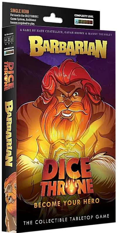 Roxley Games Dice Throne: Hero Pack Barbarian