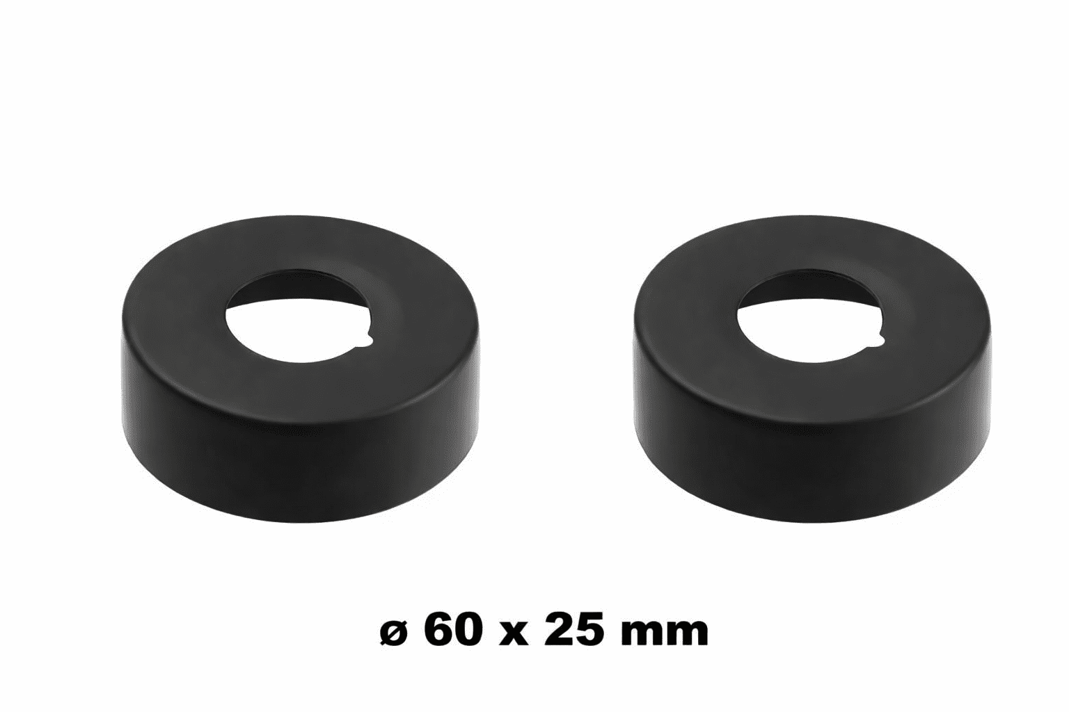 Eco produkty Černá rozeta za baterii G 3/4
