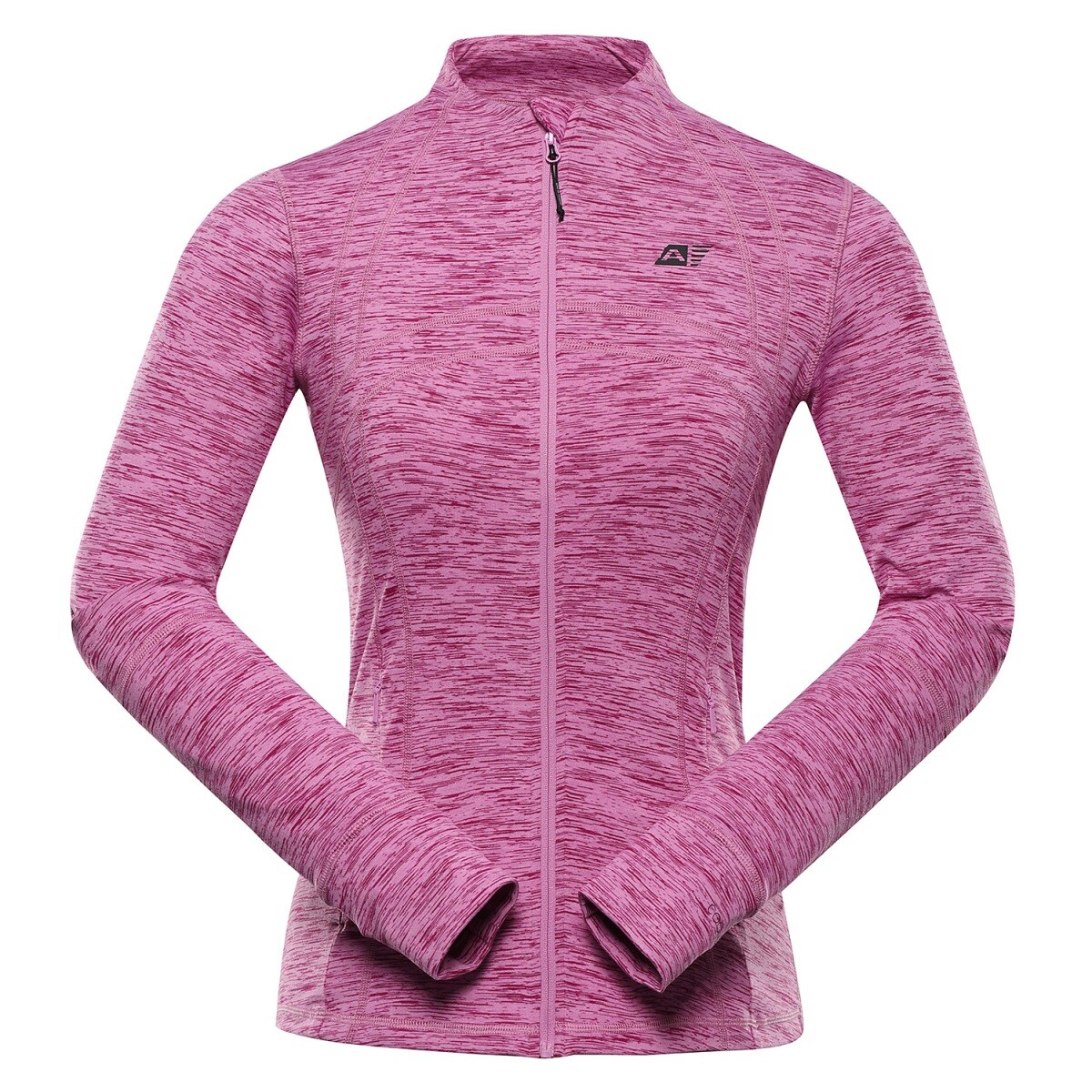 Dámská rychleschnoucí mikina s cool-dry alpine pro golla 2 fialová xs