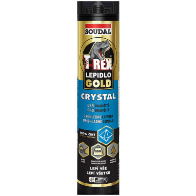 Soudal T-Rex Crystal montážní lepidlo, transparentní, 290 ml