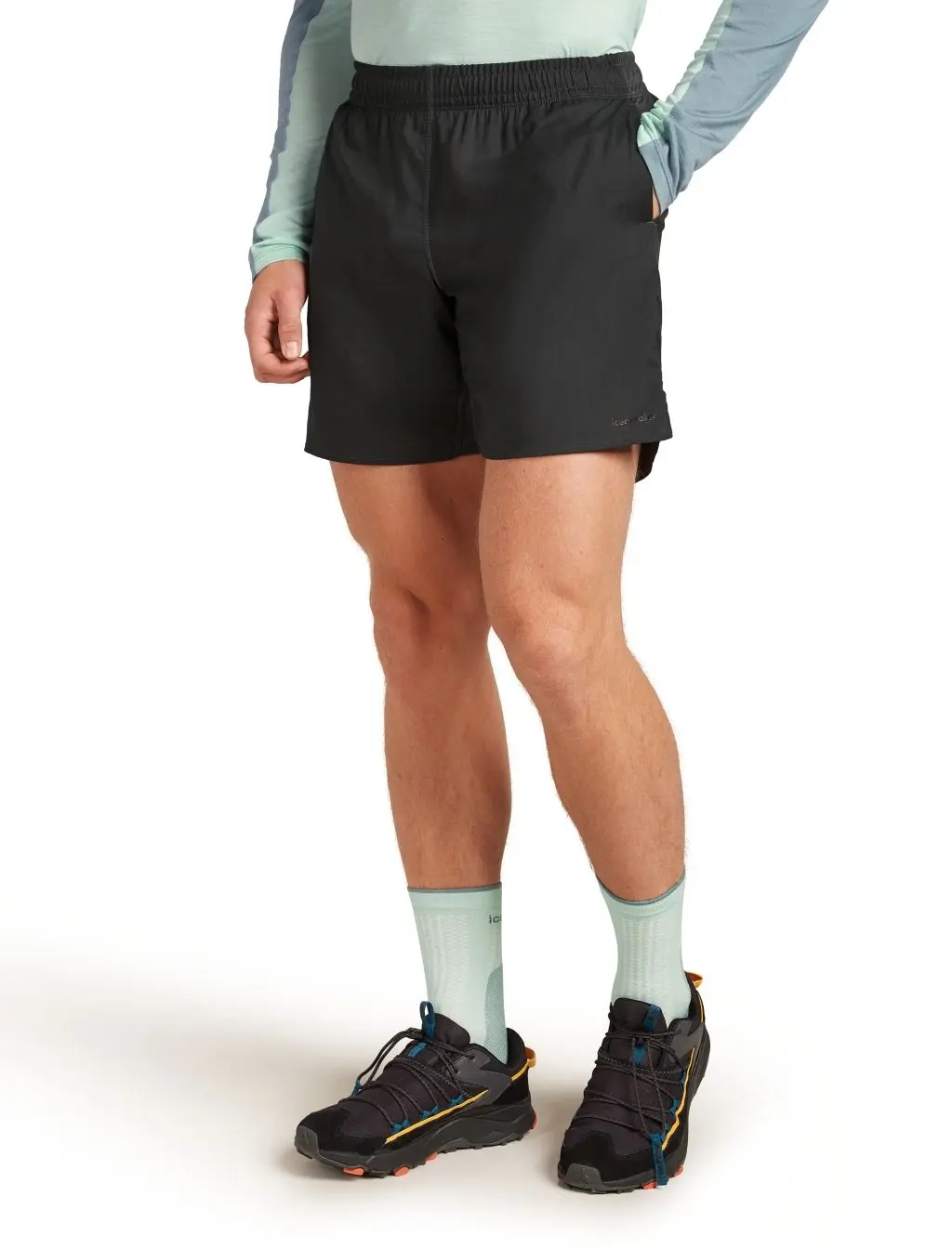 ICEBREAKER M 125 Cool-Lite Active 7 Shorts, Obsidian velikost: L
