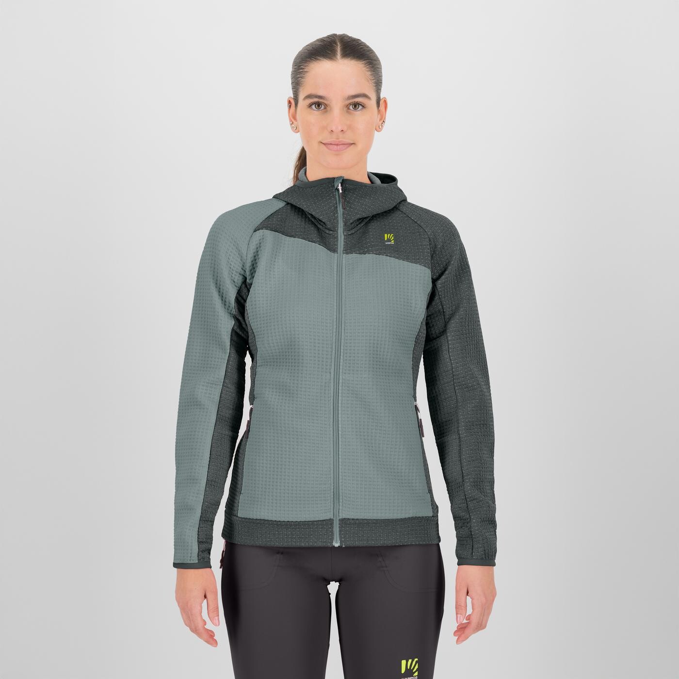 KARPOS Averau W Full-Zip Hoodie Fleece, Abyss/Urban velikost: S