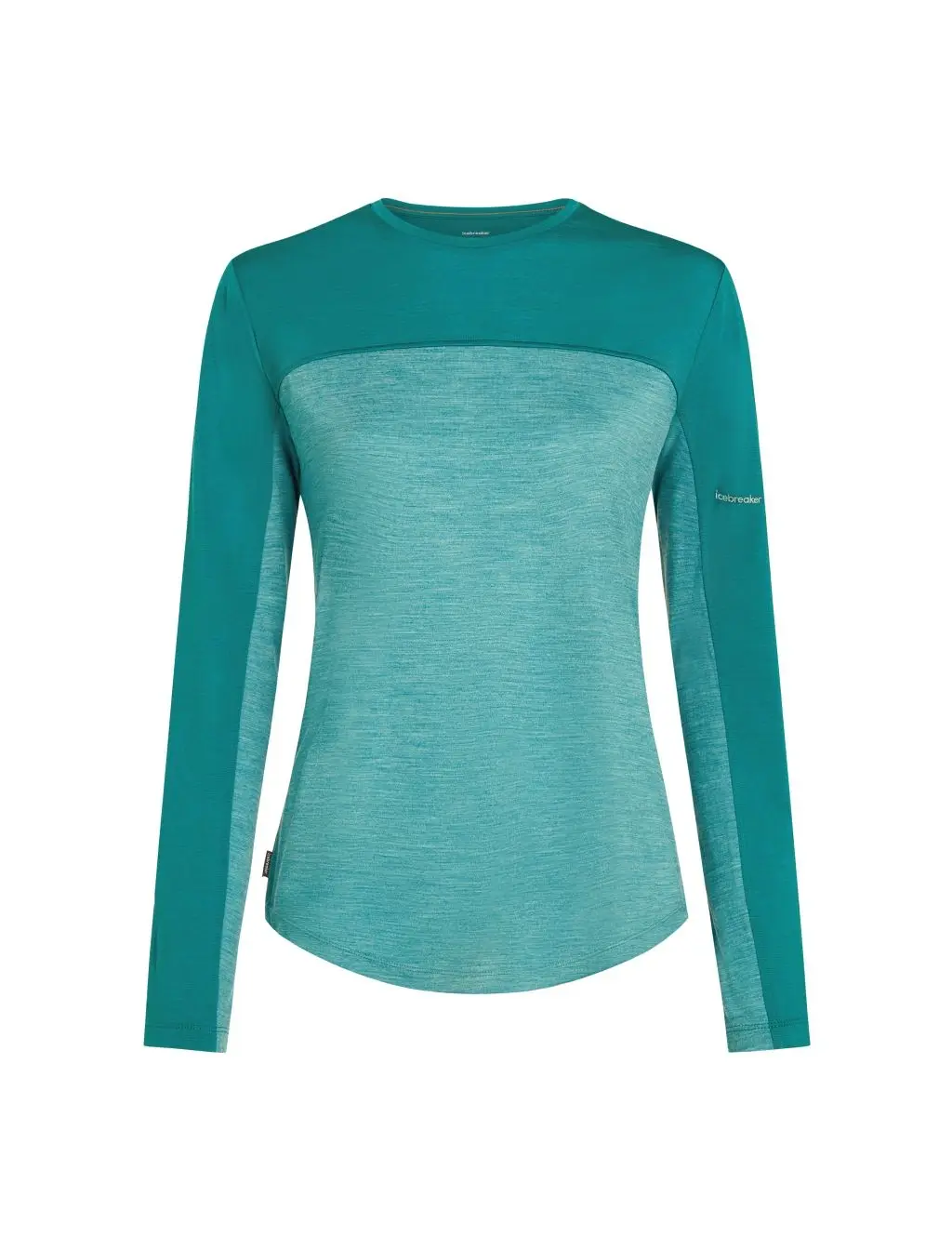 ICEBREAKER Wmns Mer 125 Cool-Lite Sphere LS Tee CB, Tidaltalhthr/Tidalteal/Cb velikost: S