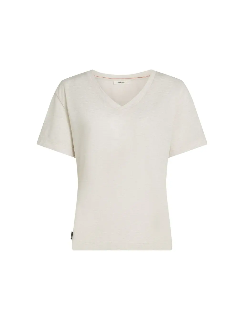 ICEBREAKER Wmns Mer 150 Tech Lite SS Relax V Neck Tee, Ecru Hthr velikost: S