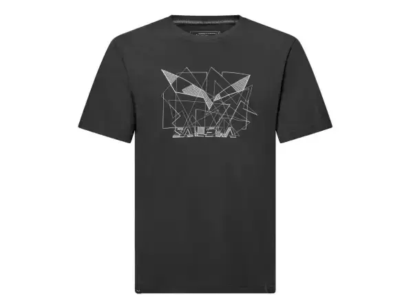 Salewa Eagle Geometric pánské triko krátký rukáv Black Out vel. 50/L