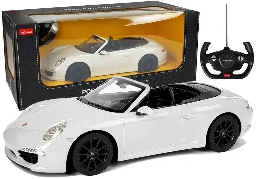 Mamido RASTAR RASTAR Auto na dálkové ovládání RC Porsche 911 Carrera S 1:12 bílé