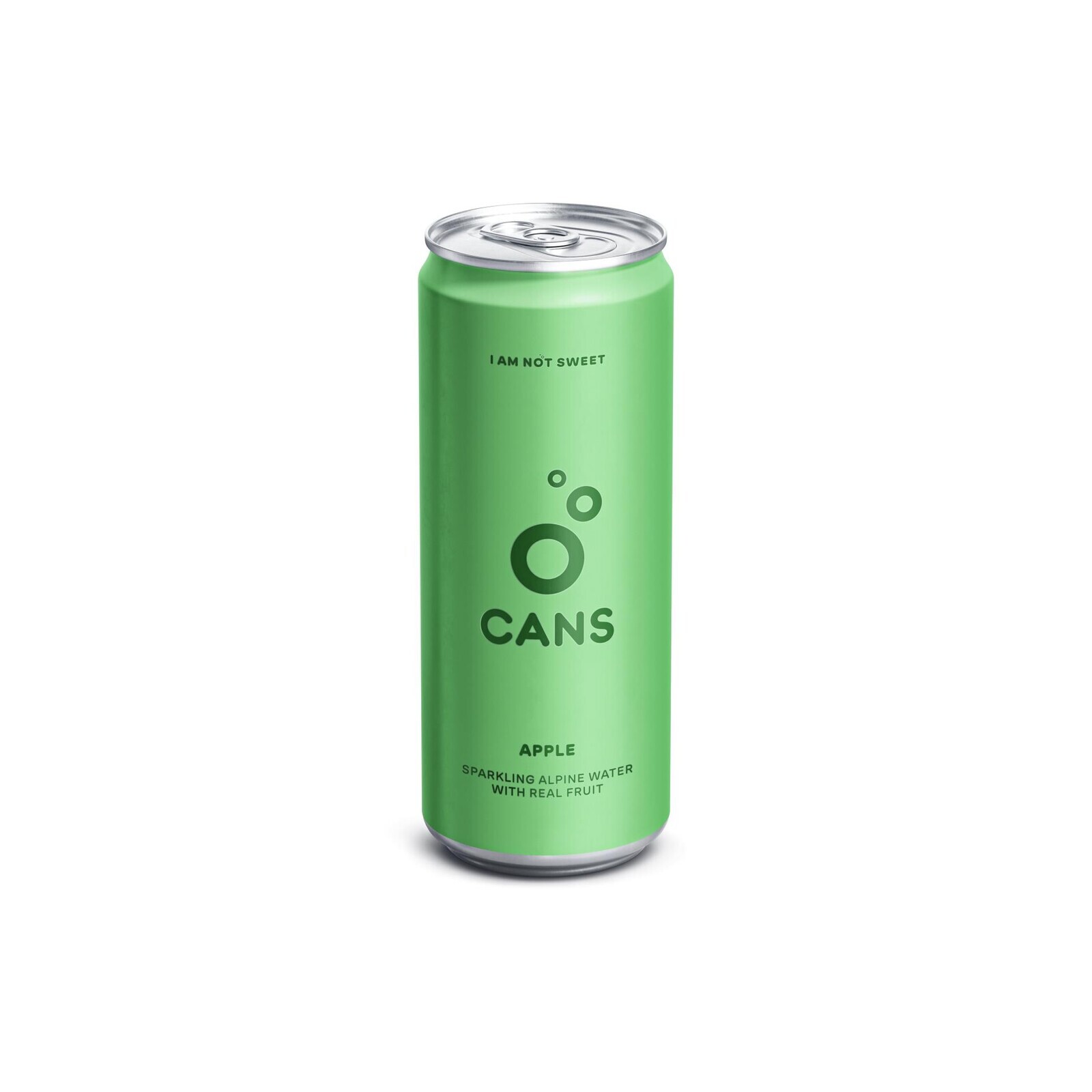 Pramenitá voda Cans - jablko a bezinka, plech, 24x 0,33 l