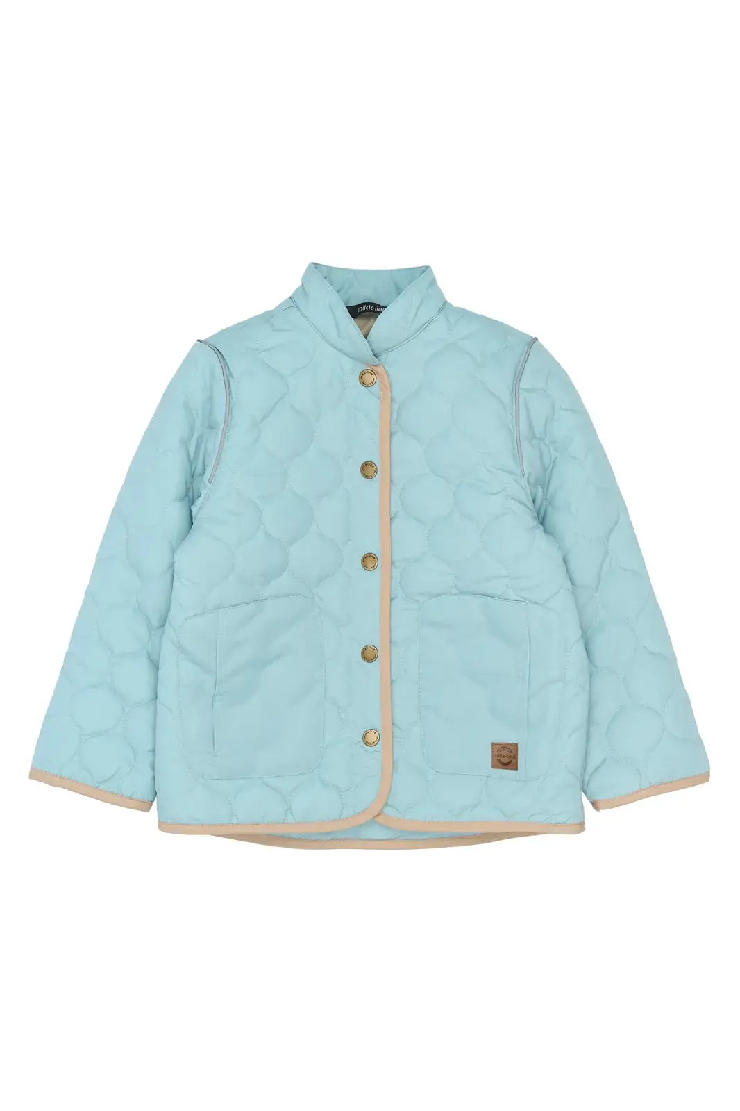 Mikk-Line dětská prošívaná bunda 4247 Stone Blue Velikost: 98