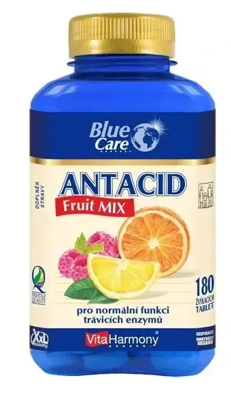 VitaHarmony Antacid Fruit MIX 180 žvýkacích tablet