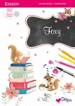 Ditipo Ditipo, 7244001, Třpytivé malování, Roztomilé lištičky (foxy)