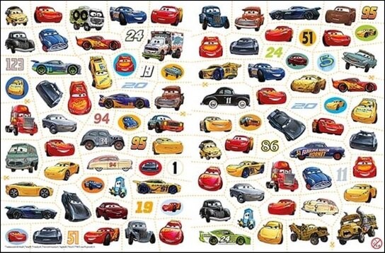 Omalovánky a 100 tetování Auta