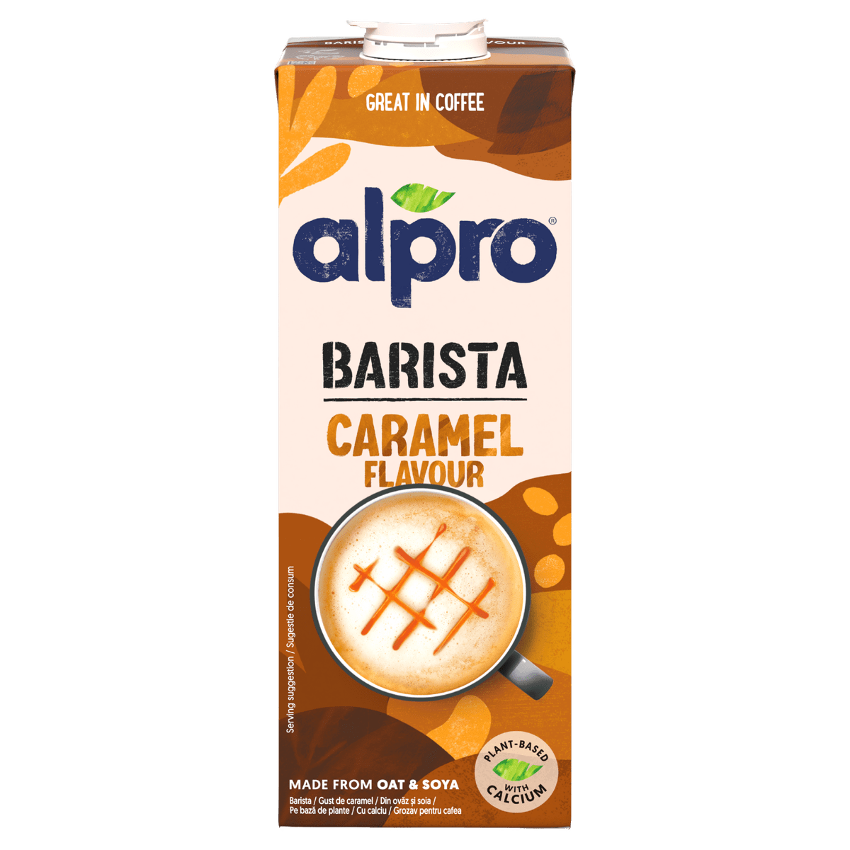 ALPRO Barista Ovesno-sójový nápoj s karamelovou příchutí 1 l