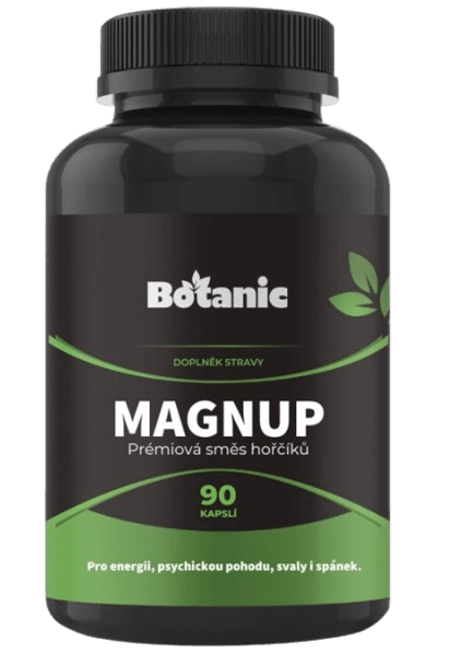 BOTANIC MagnUp - Prémiová směs hořčíků 90 kapslí
