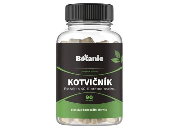 BOTANIC Kotvičník (Tribulus) - extrakt 40 % protodioscinu 90 kapslí
