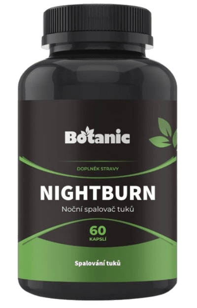 BOTANIC NightBurn - Noční spalovač tuků 60 kapslí