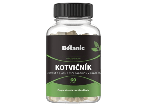 BOTANIC Kotvičník (Tribulus) - extrakt z plodů s 90 % saponinů 60 kapslí