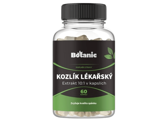 BOTANIC Kozlík lékařský - extrakt 10:1, 60 kapslí