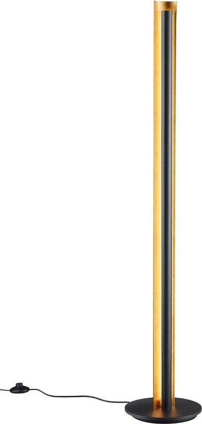 Černá LED stmívatelná stojací lampa (výška 142,5 cm) Texel – Trio