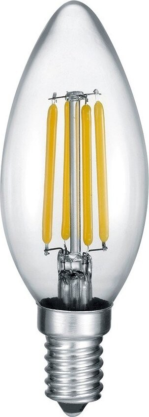 Teplá bílá LED/filamentová žárovka E14, 2 W Kerze – Trio
