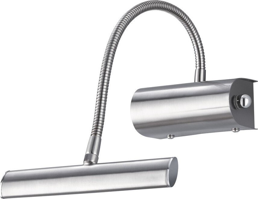 LED nástěnné svítidlo s ohybatelnou konstrukcí/stmívatelné ve stříbrné barvě Curtis – Trio