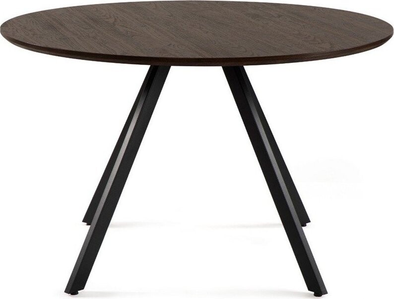 Kulatý jídelní stůl v dekoru ořechu ø 120 cm Rivo – Bonami Essentials