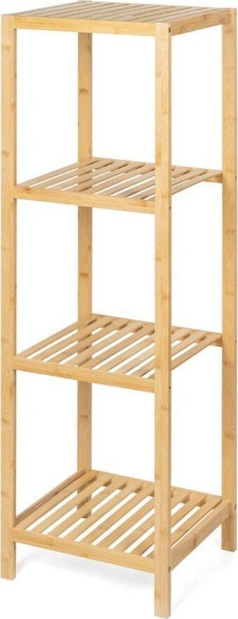 Bambusový koupelnový regál v přírodní barvě 37x110 cm Skaren – Bonami Essentials