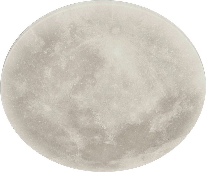 Světle šedé LED dětské stropní svítidlo se stínidlem z akrylového skla ø 40 cm Lunar – Trio