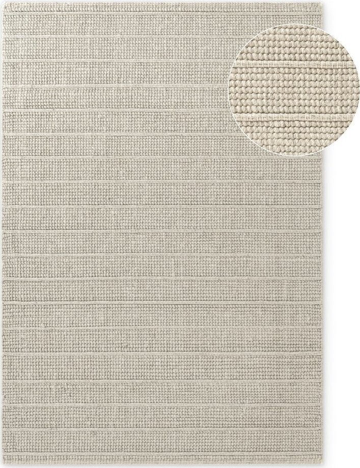Krémový ručně tkaný vlněný koberec 80x150 cm Camden Parker – Ted Baker
