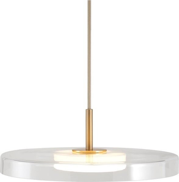 Ocelové LED stmívatelné závěsné svítidlo se skleněným stínidlem ø 31 cm Asteria Mini – UMAGE