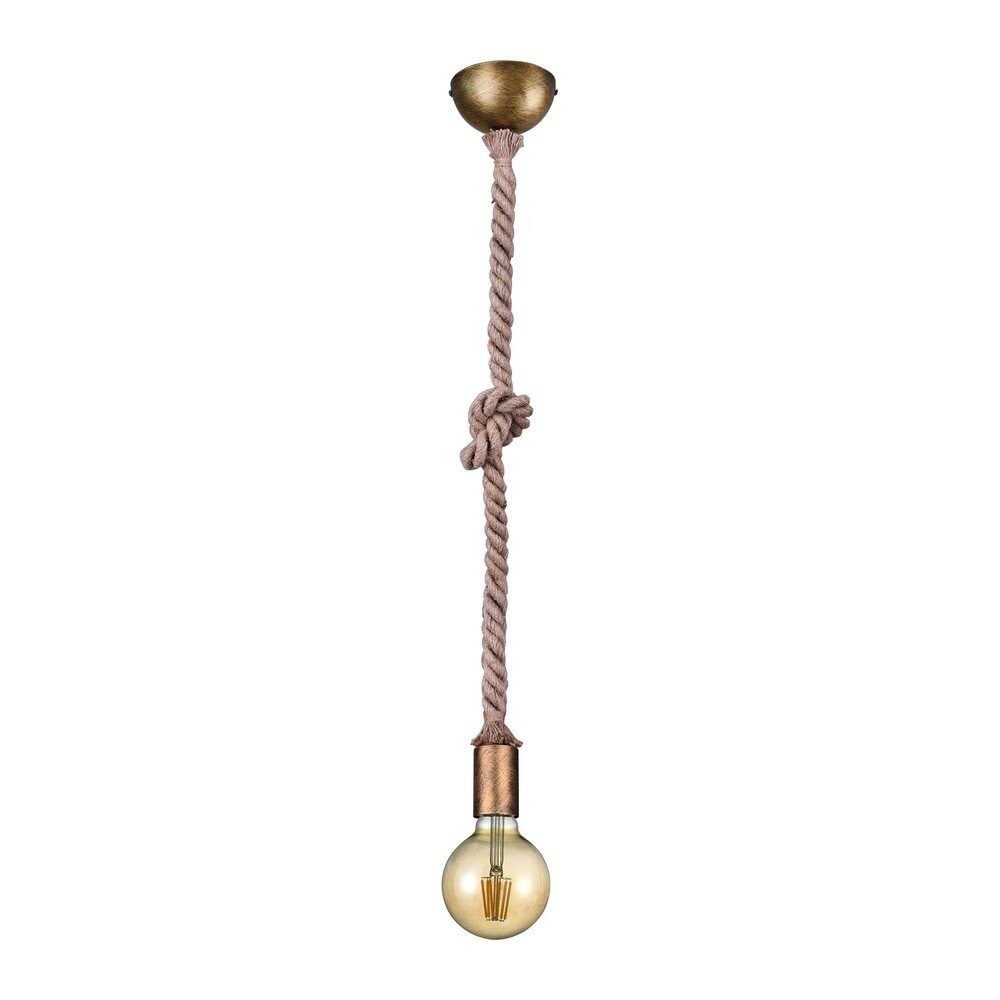 Závěsné svítidlo v mosazné barvě ø 12 cm Rope – Trio