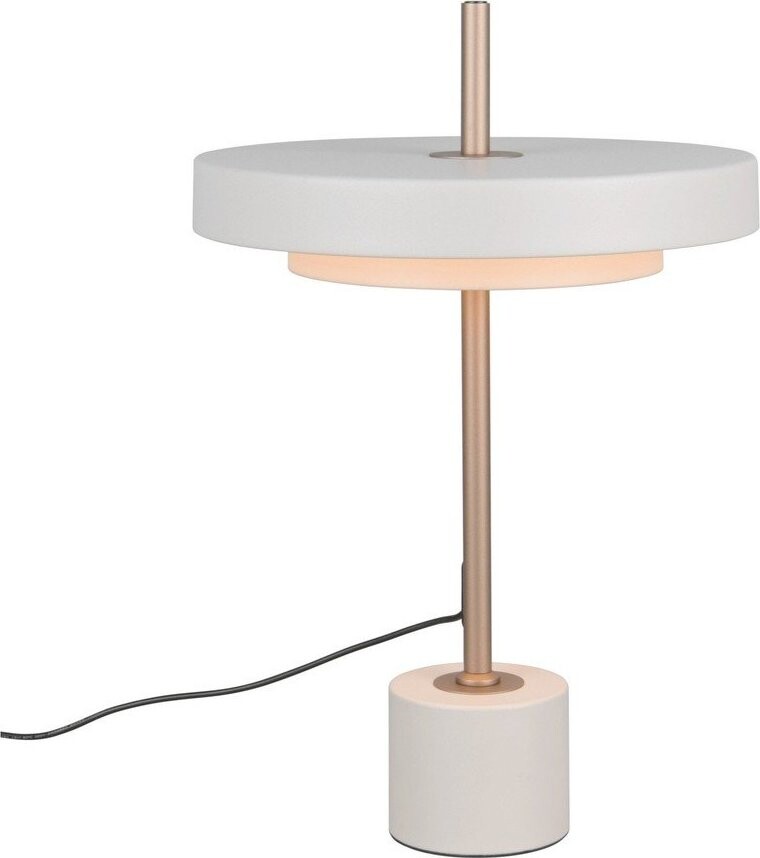 Slonovinová LED stmívatelná stolní lampa (výška 45,5 cm) Keaton – Trio