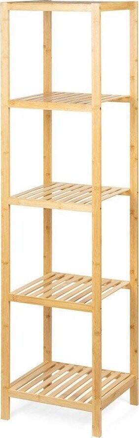 Bambusový koupelnový regál v přírodní barvě 37x140 cm Skaren – Bonami Essentials
