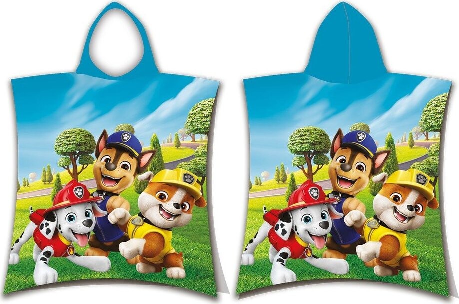 Bavlněné dětské pončo velikost 3-8 let Paw Patrol – Jerry Fabrics