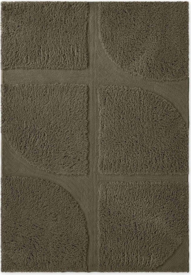 Khaki ručně tkaný koberec 160x230 cm Lambeth Jasper – Ted Baker