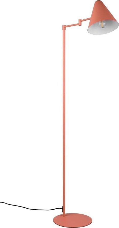 Oranžová stojací lampa s ohybatelnou konstrukcí (výška 126,5 cm) Cosima – Trio