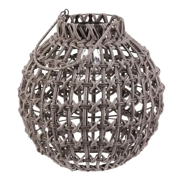 Autronic Solární zahradní lucerna LED - PLA105-L šedá