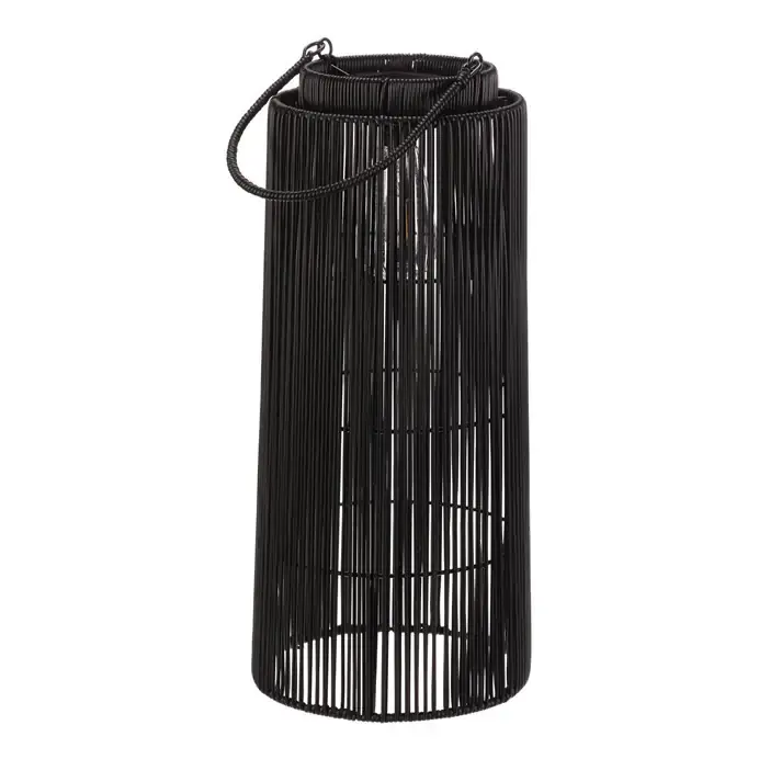 Autronic Solární zahradní lucerna LED - PLA106-M šedo/černá