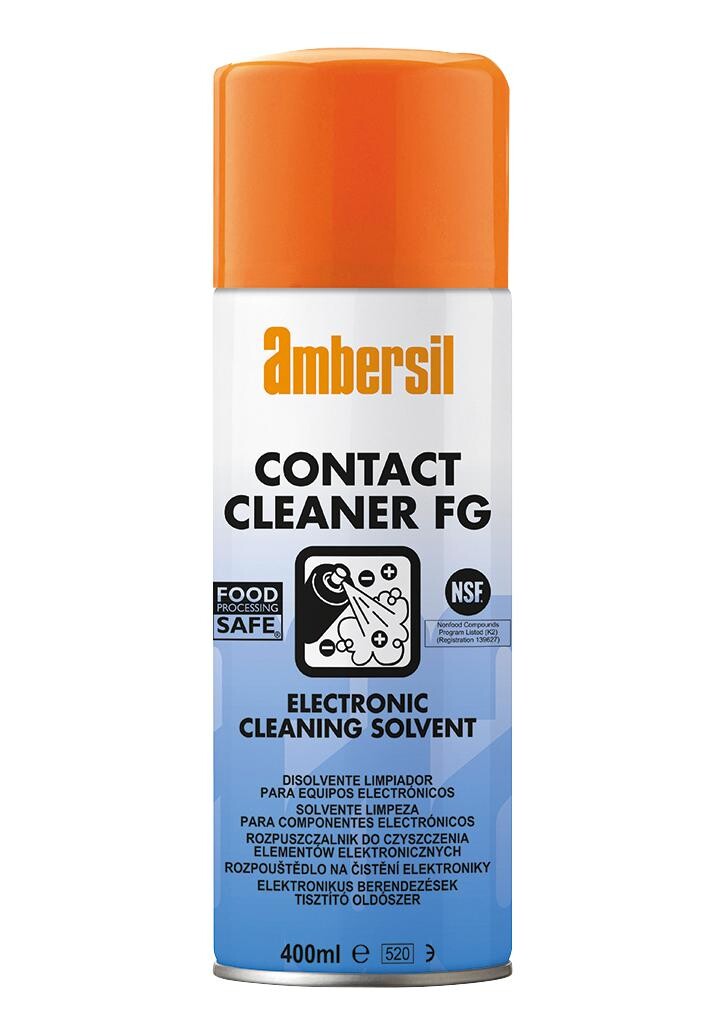 Ambersil Contact Cleaner Fg, 400Ml Cleaner, Contacts, Aerosol, 400Ml