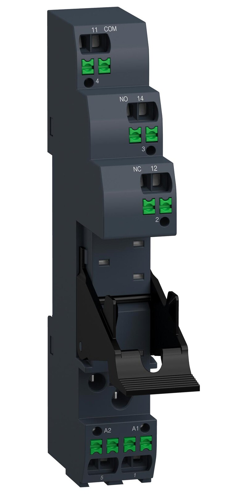 Schneider Electric Rsze05P Relay Socket, 5Pin, 250V, Din Rail