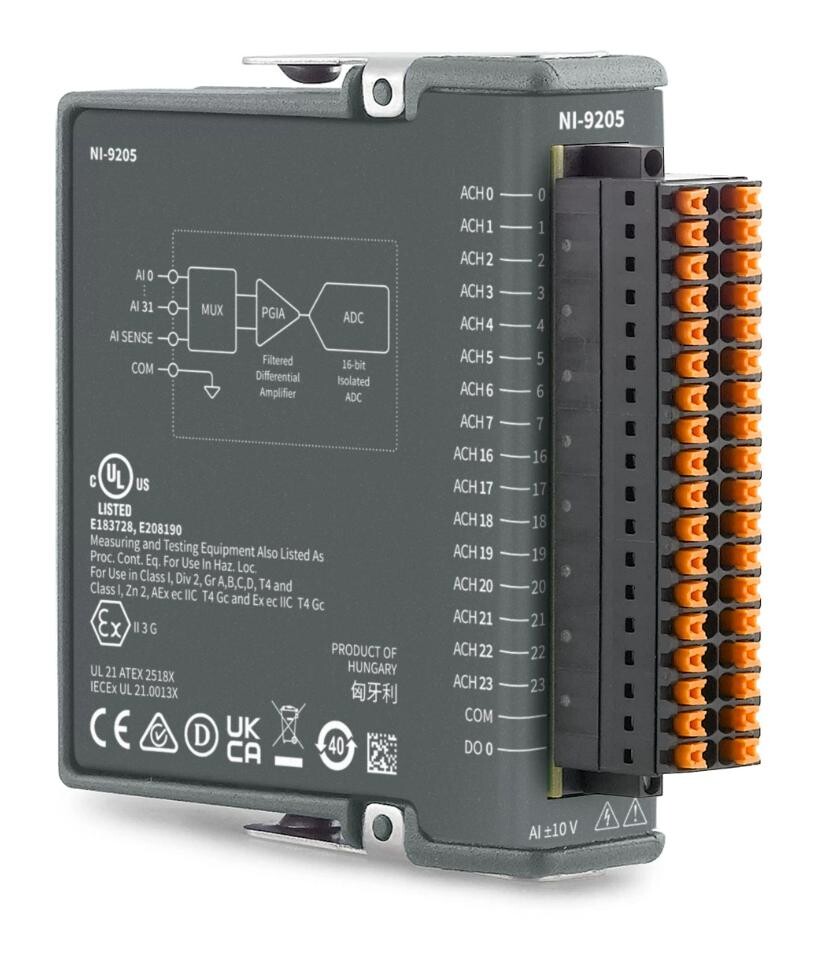 Ni / Emerson 785184-01 Ni-9205, Voltage O/p Mod, C Series/16Bit