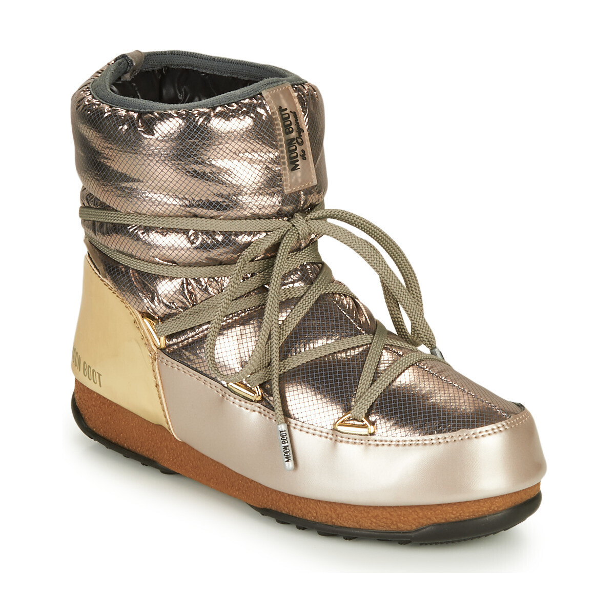 Moon Boot  LOW SAINT MORITZ WP  Stříbrná